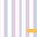 Aqua and Pink Darling Pinstripe Seamless Pattern