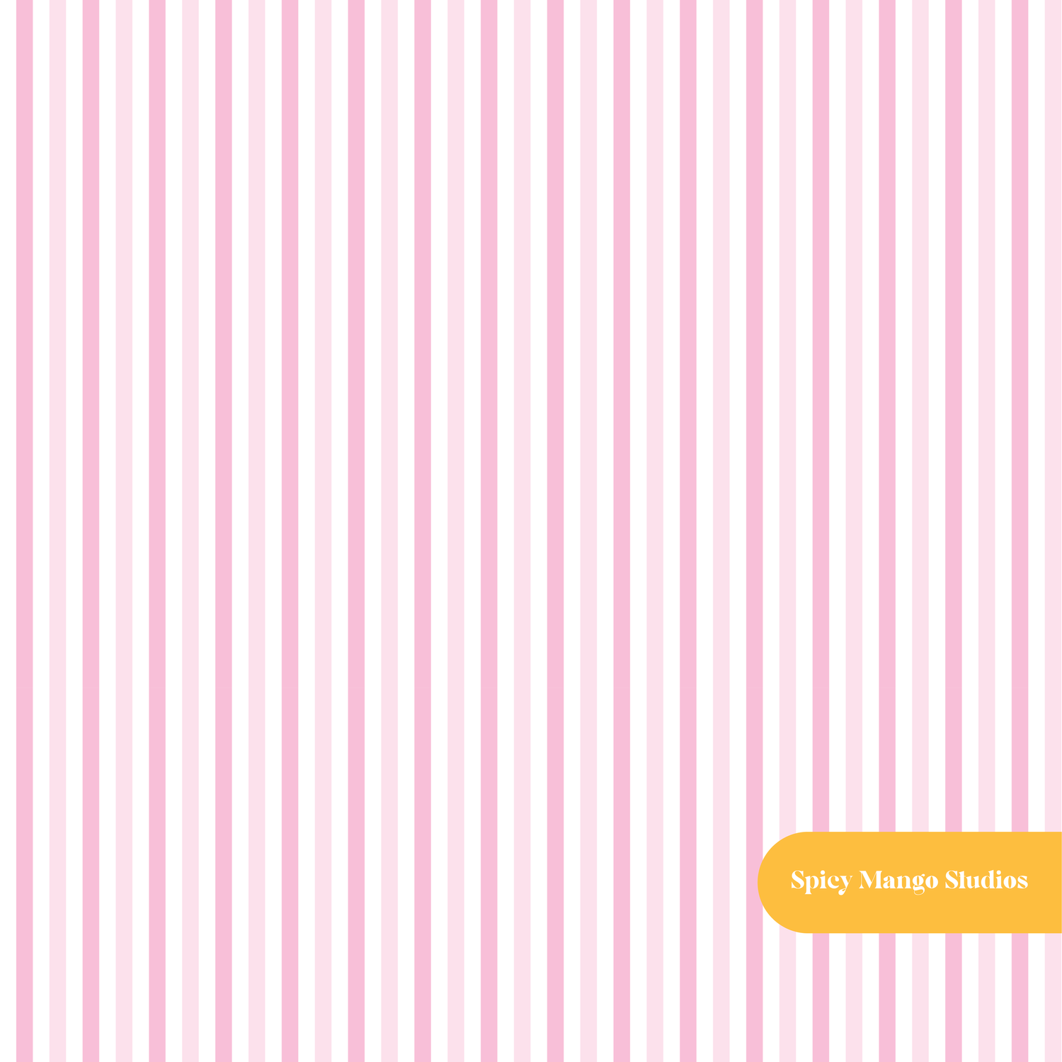 Pink Darling Pinstripe Seamless Pattern