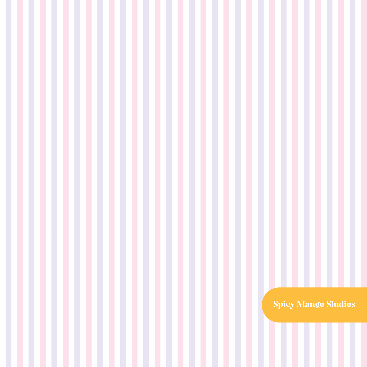 Pink and Purple Darling Pinstripe Seamless Pattern