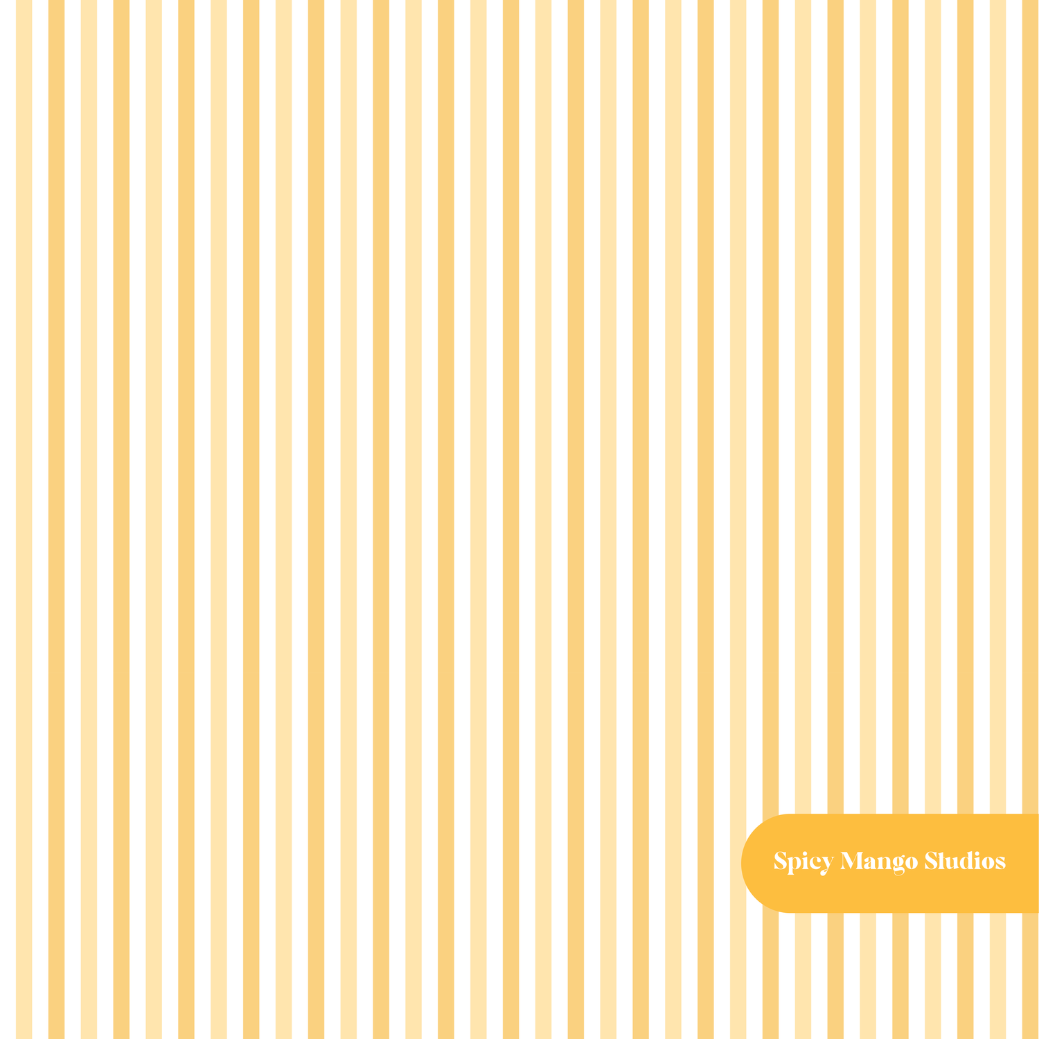 Yellow Darling Pinstripe Seamless Pattern