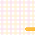 Pink and Yellow Darling Gingham Seamless Pattern