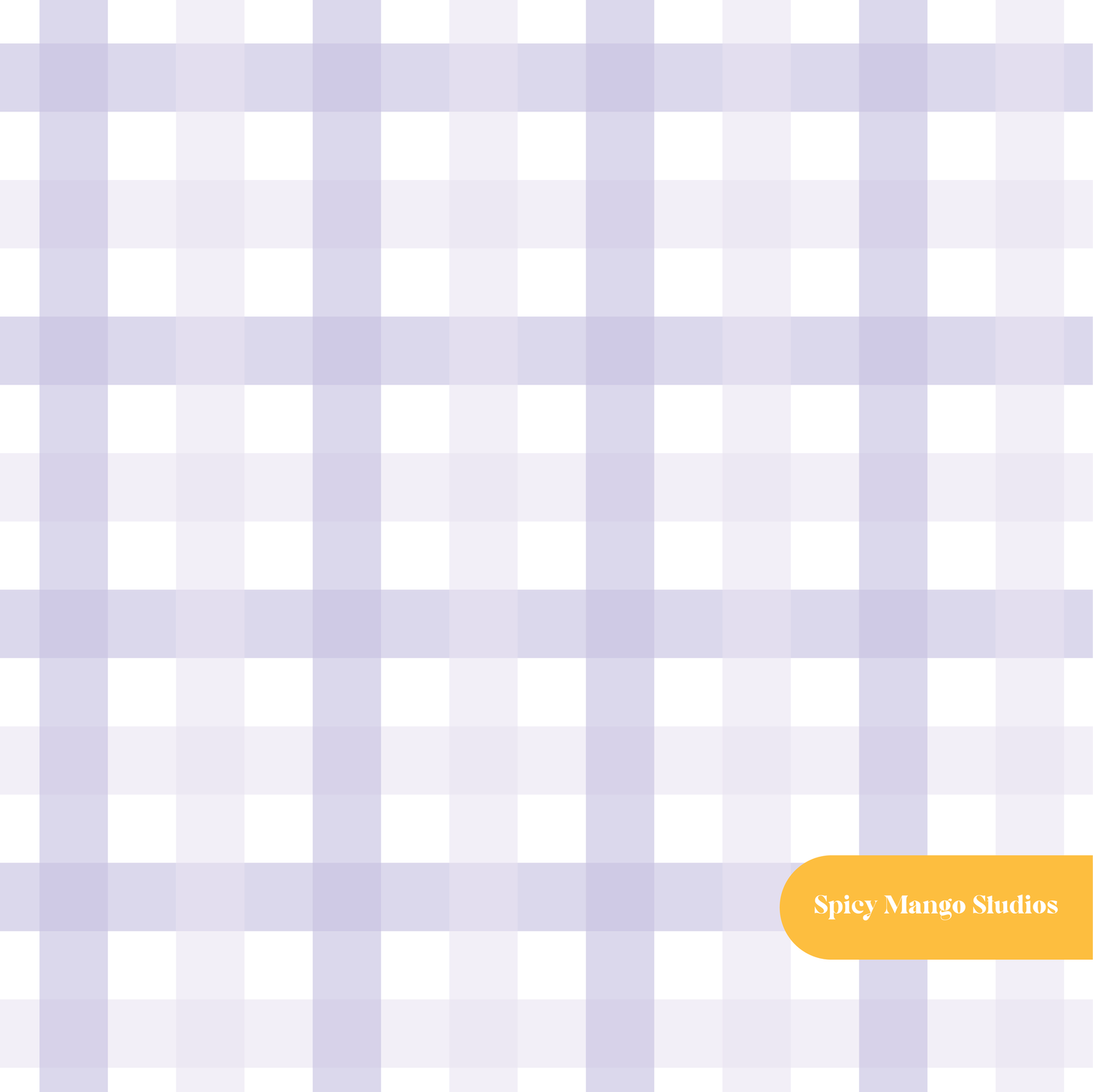 Purple Darling Gingham Seamless Pattern