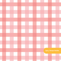 Red Darling Gingham Seamless Pattern
