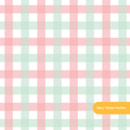 Red and Green Darling Gingham Seamless Pattern
