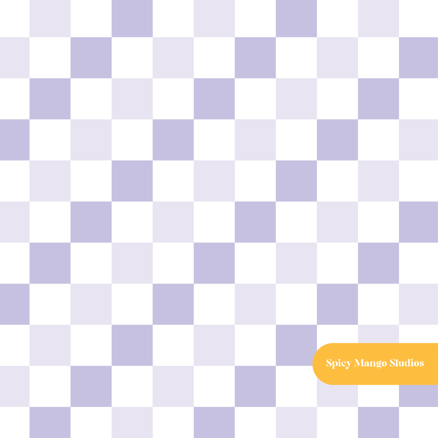 Purple Darling Checker Seamless Pattern
