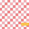Red Darling Checker Seamless Pattern