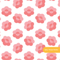 Red Darling Floral Seamless Pattern