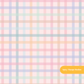 Pink Dream Gingham Seamless Pattern