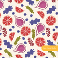Neutral Fall Fruit Medley Seamless Pattern