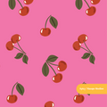 Pink Fun Summer Cherries Seamless Pattern – Digital Download