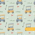 Green Golfing Seamless Pattern – Golf Tournament & Country Club Digital Download