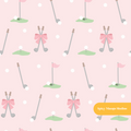 Pink Golf Adventures Seamless Pattern – Digital Download