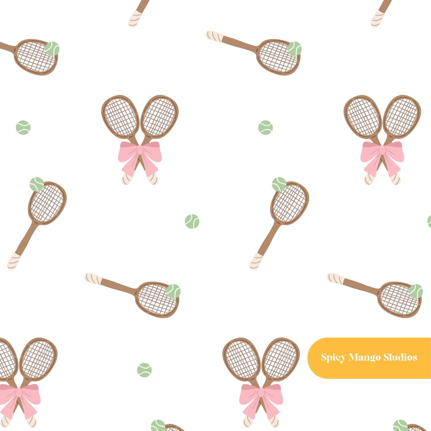 White Game Set Match Seamless Pattern – Digital Download