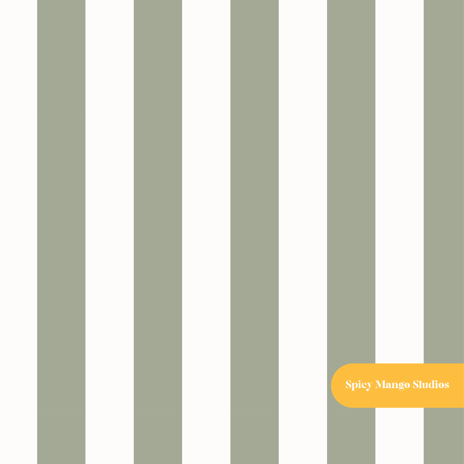 Green Stripe Seamless Pattern
