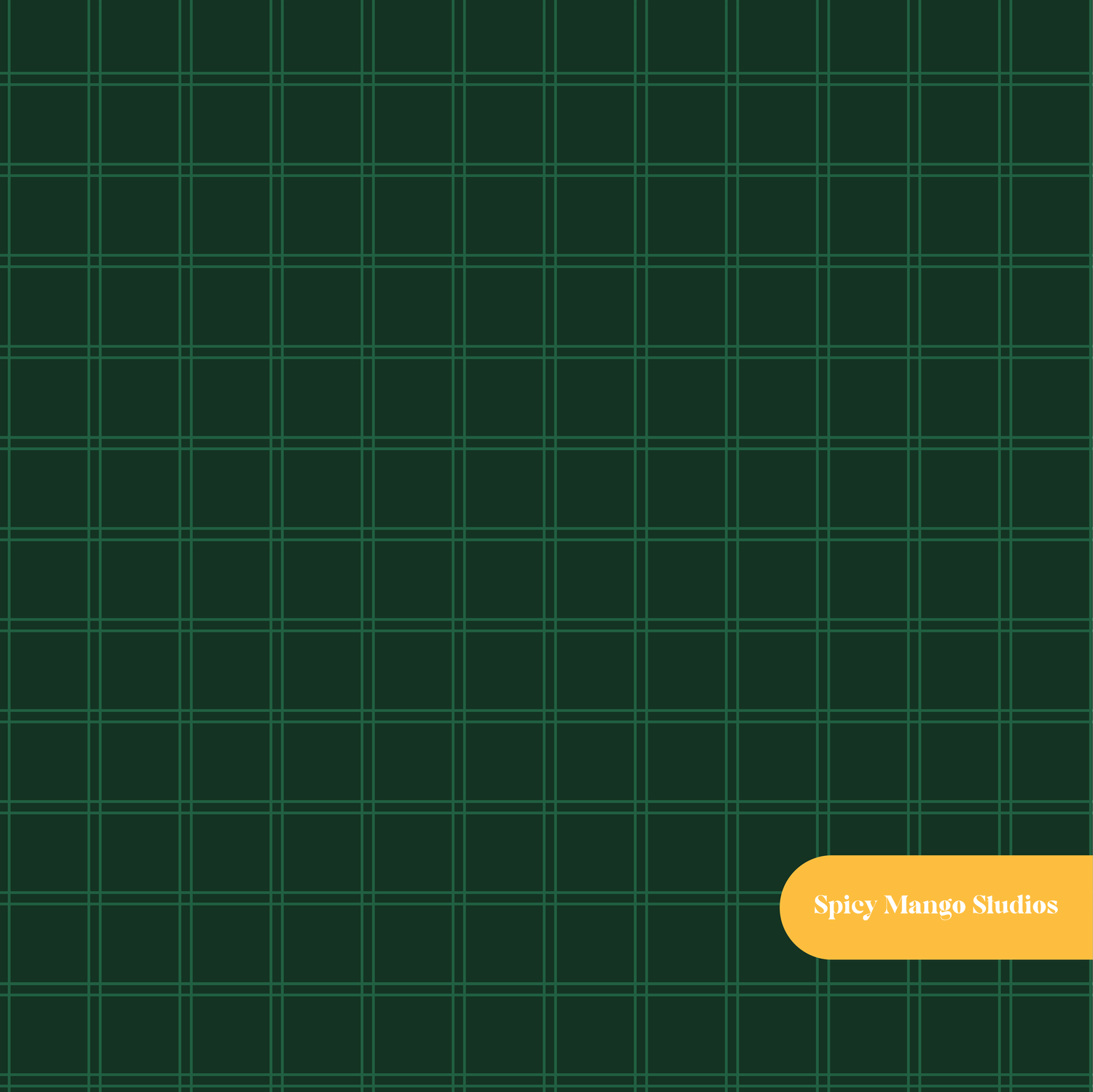 Green Happy Christmas Plaid Seamless Pattern