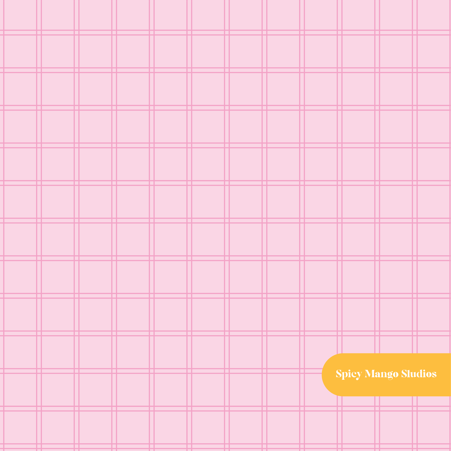 Pink Happy Plaid Seamless Pattern