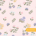 Pink Hannah Floral Seamless Pattern