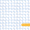 Light Blue Houndstooth Seamless Pattern