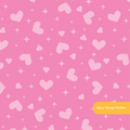 Pink Love Sparkles Seamless Pattern