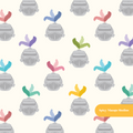 Off White Magic Knight Seamless Pattern