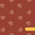 Dark Red Mini Pretzels Seamless Pattern – Digital Download