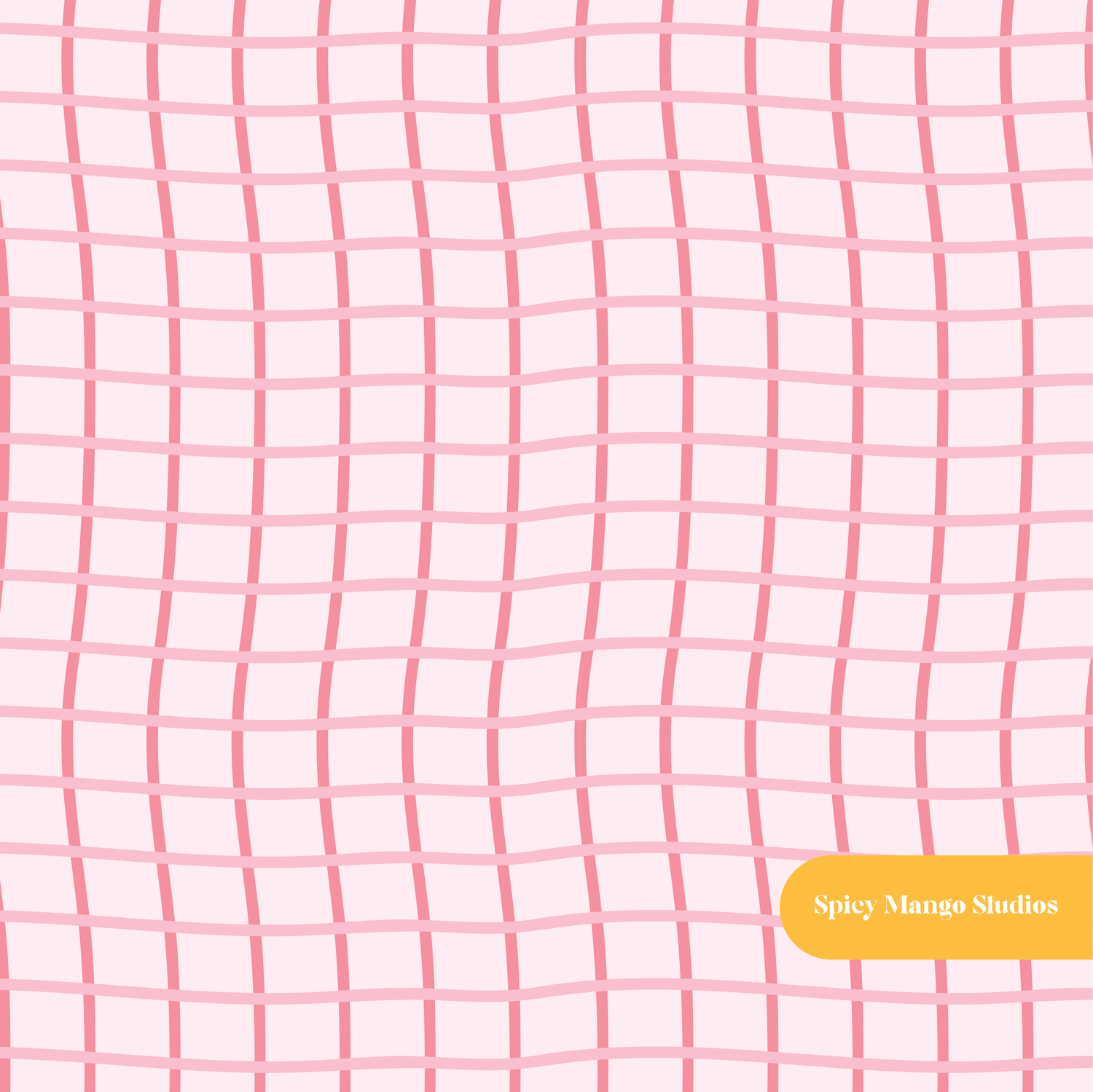 Pink Modern Plaid Seamless Pattern