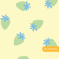 Yellow and Lime Modern Strawberries Seamless Pattern – Digital Download
