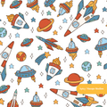 White Out of This World Seamless Pattern – Digital Download