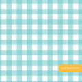 Teal Gingham Seamless Pattern