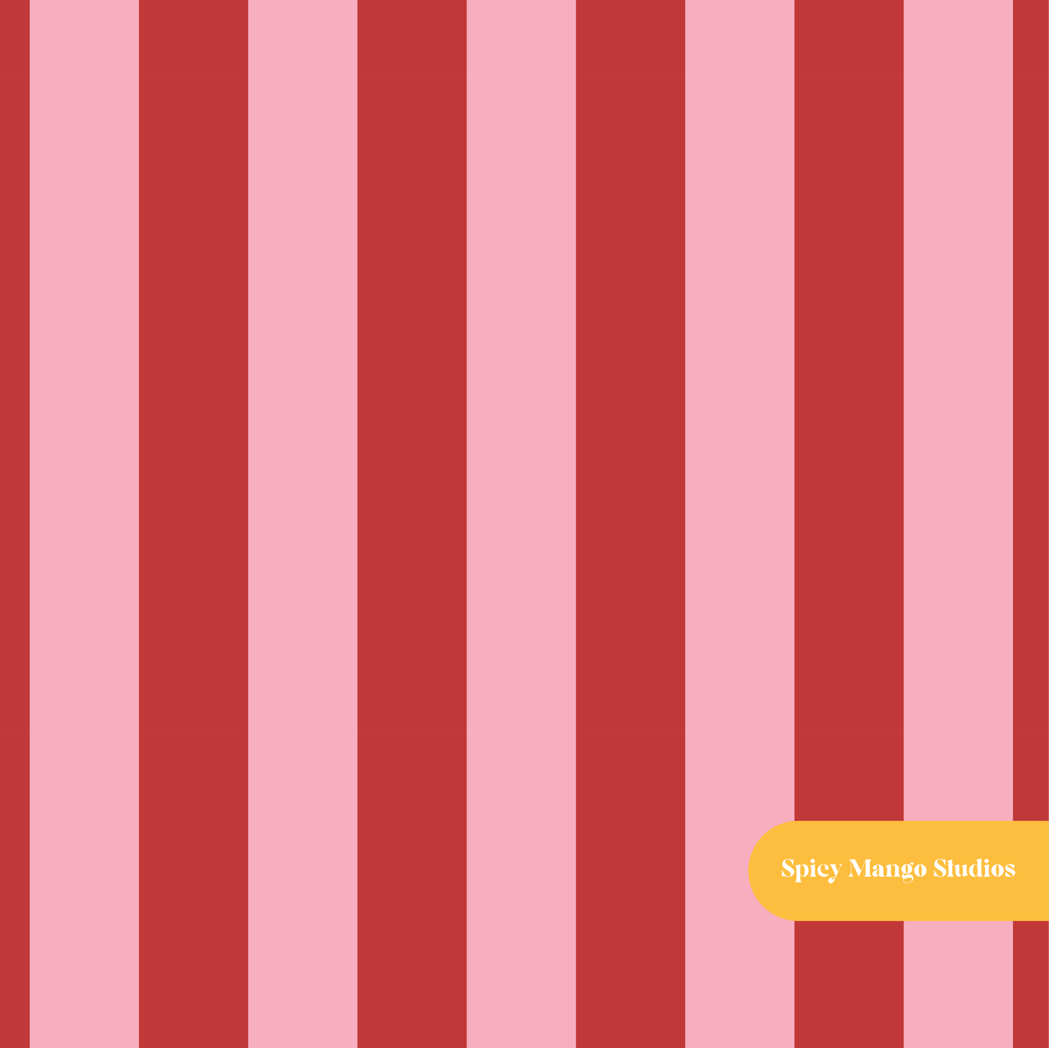 Pink and Red Stripe Seamless Pattern