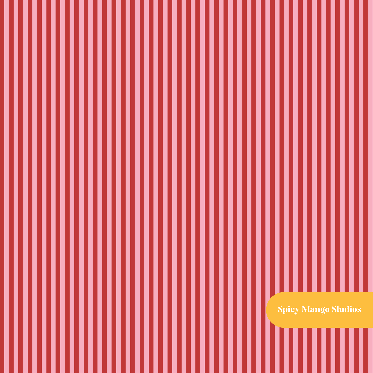 Pink and Red Pinstripe Seamless Pattern