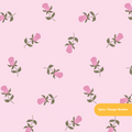 Pink Rosie Floral Seamless Pattern