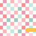 Pink and Mint Stanton Checker Seamless Pattern