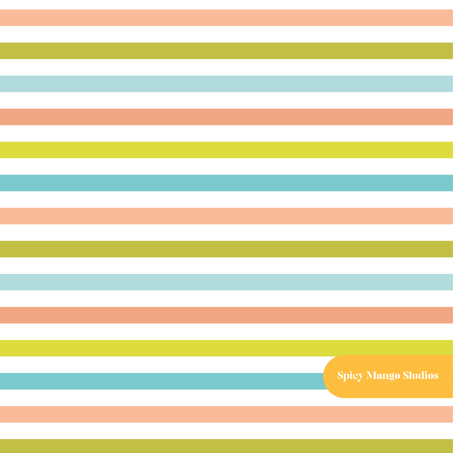 Summer Stripe Seamless Pattern