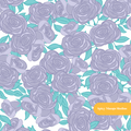 Purple Sweet Rose Floral Seamless Pattern