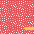 Red Valley Polka Dot Seamless Pattern
