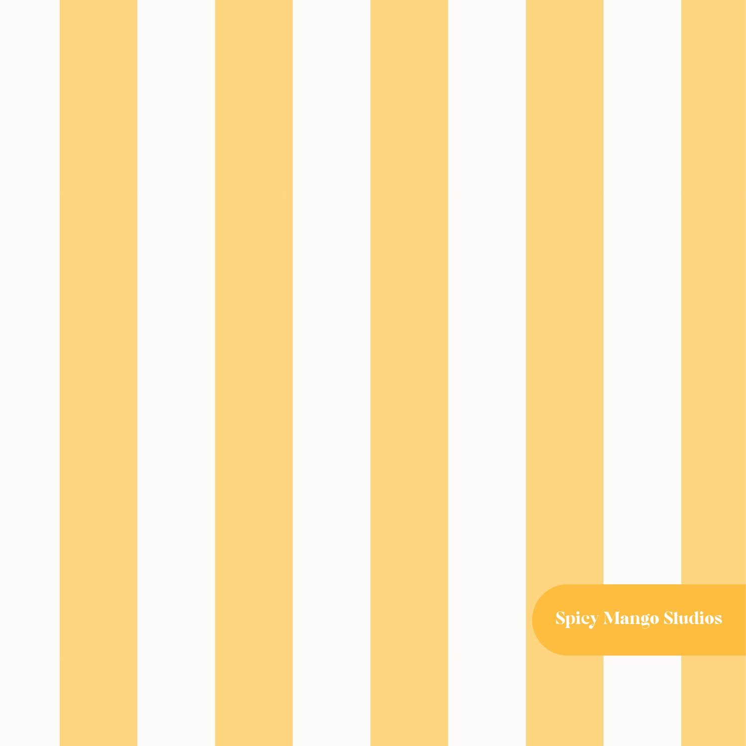Yellow Stripe Seamless Pattern