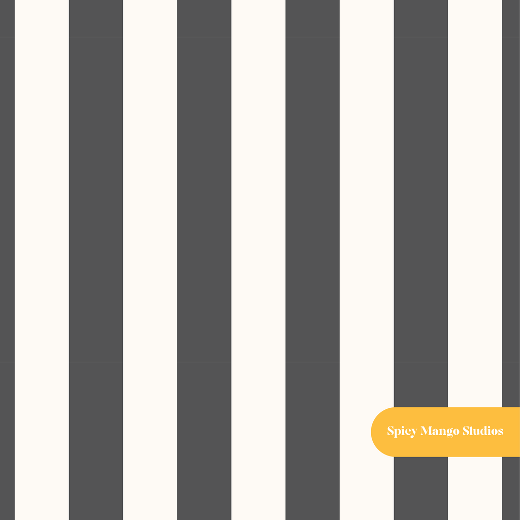 Charcoal Stripe Seamless Pattern – Digital Download
