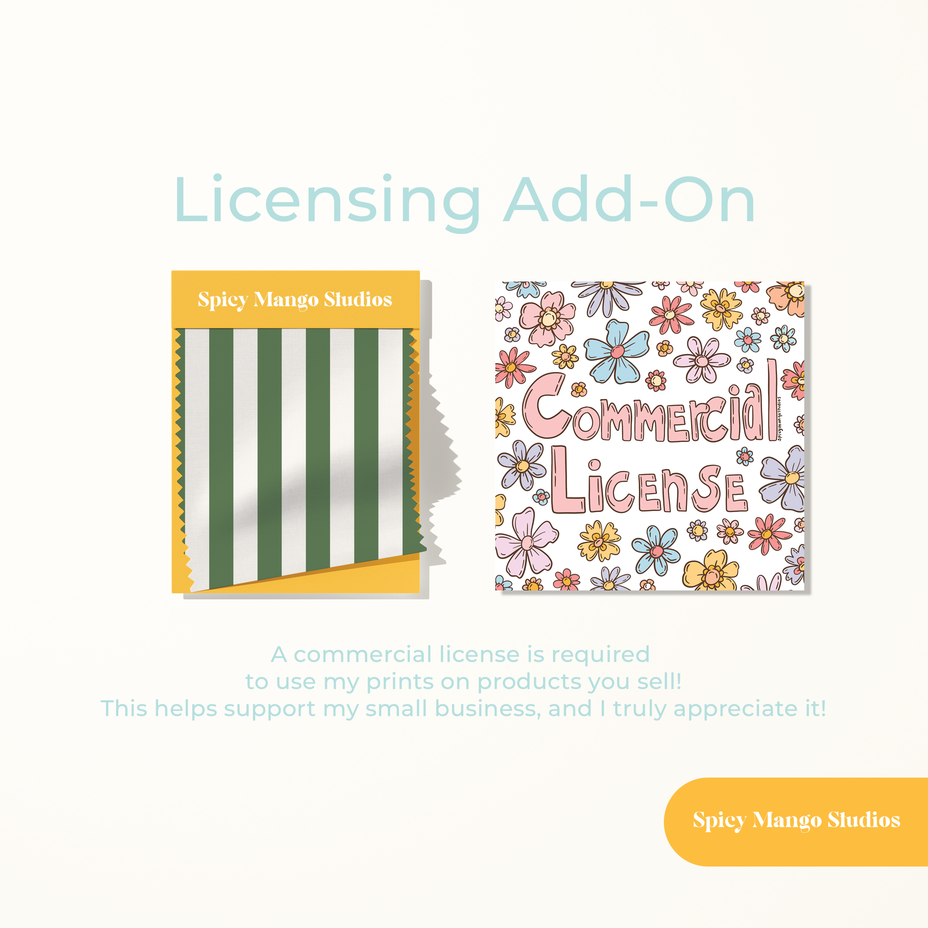 Forest Stripe Seamless Pattern – Digital Download