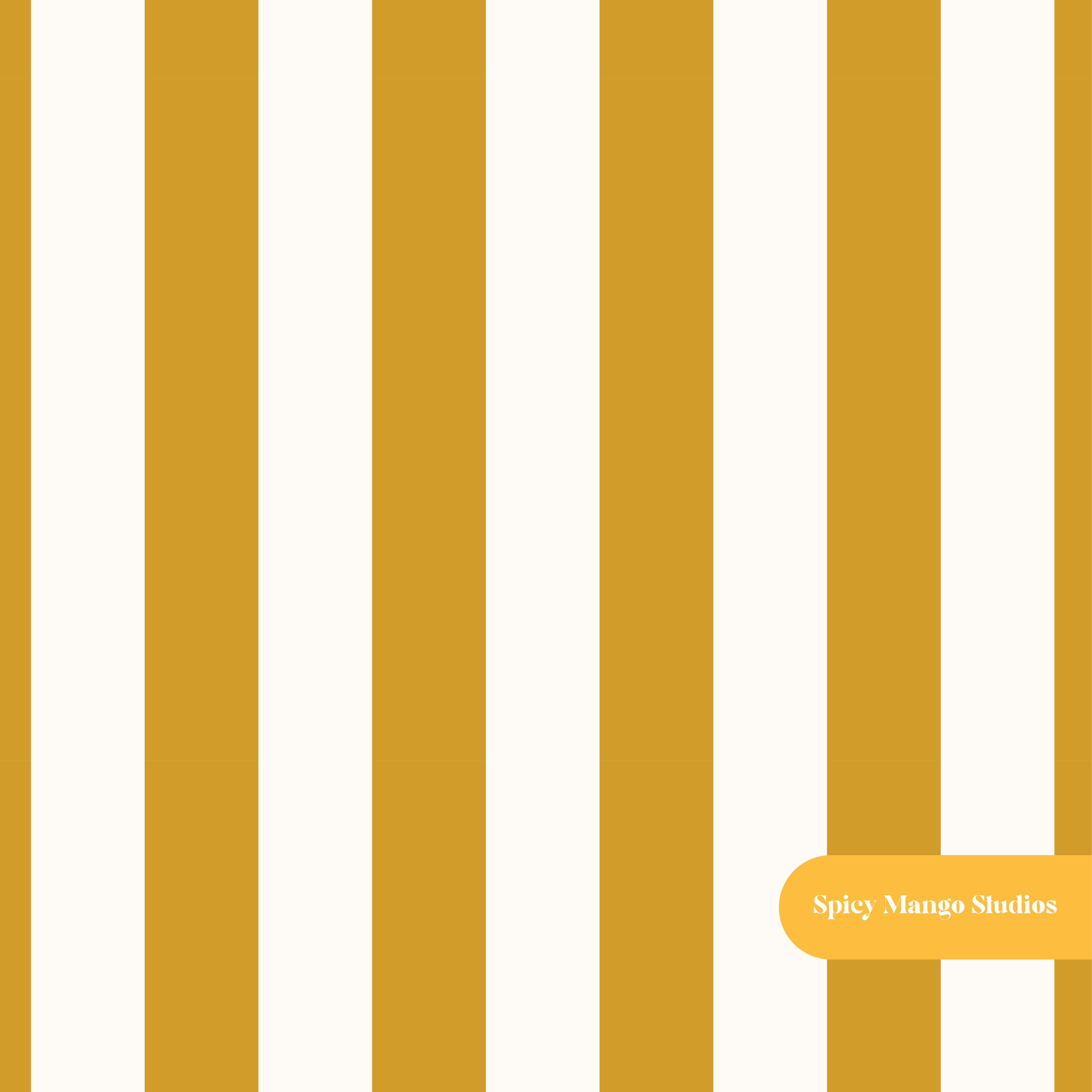 Mustard Stripe Seamless Pattern – Digital Download