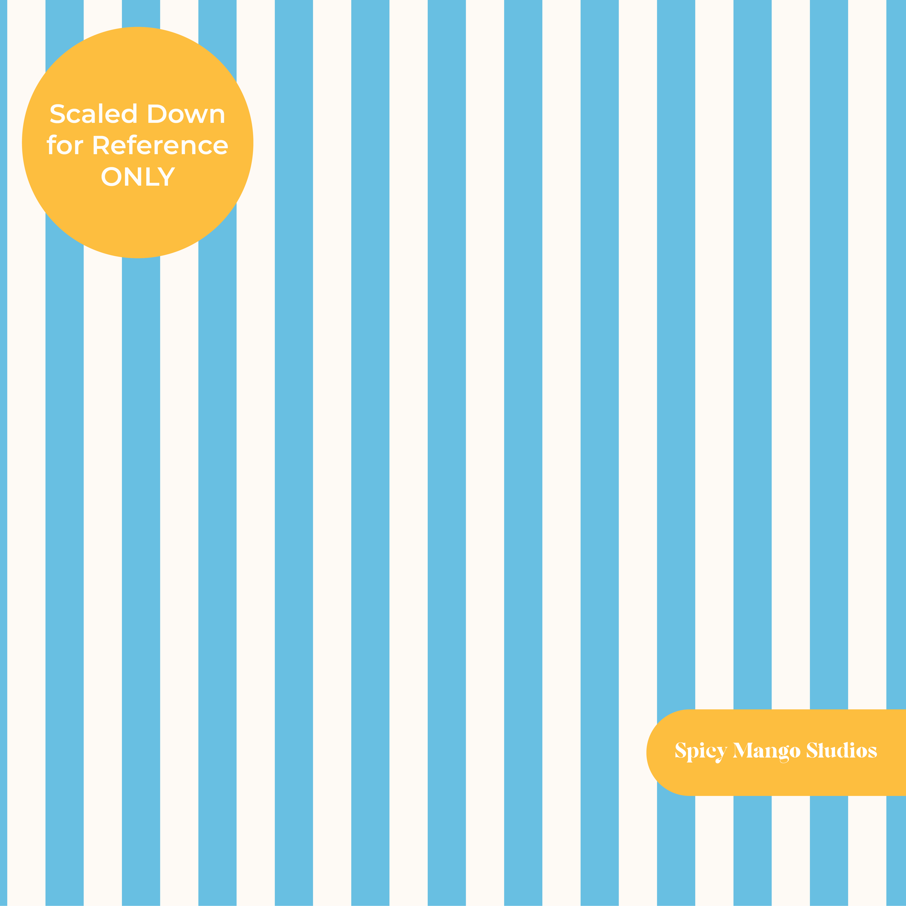 Summer Blue Stripe Seamless Pattern – Digital Download