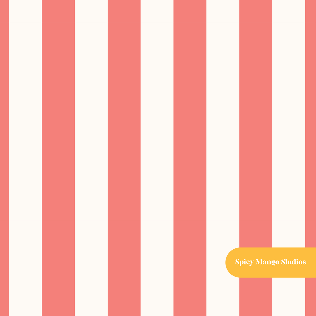 Vintage Red Stripe Seamless Pattern – Digital Download