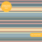 Blue Dudley Retro Stripe Seamless Pattern