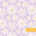 Lavender Daisy Dreams Seamless Pattern