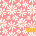 Red Daisy Dreams Seamless Pattern