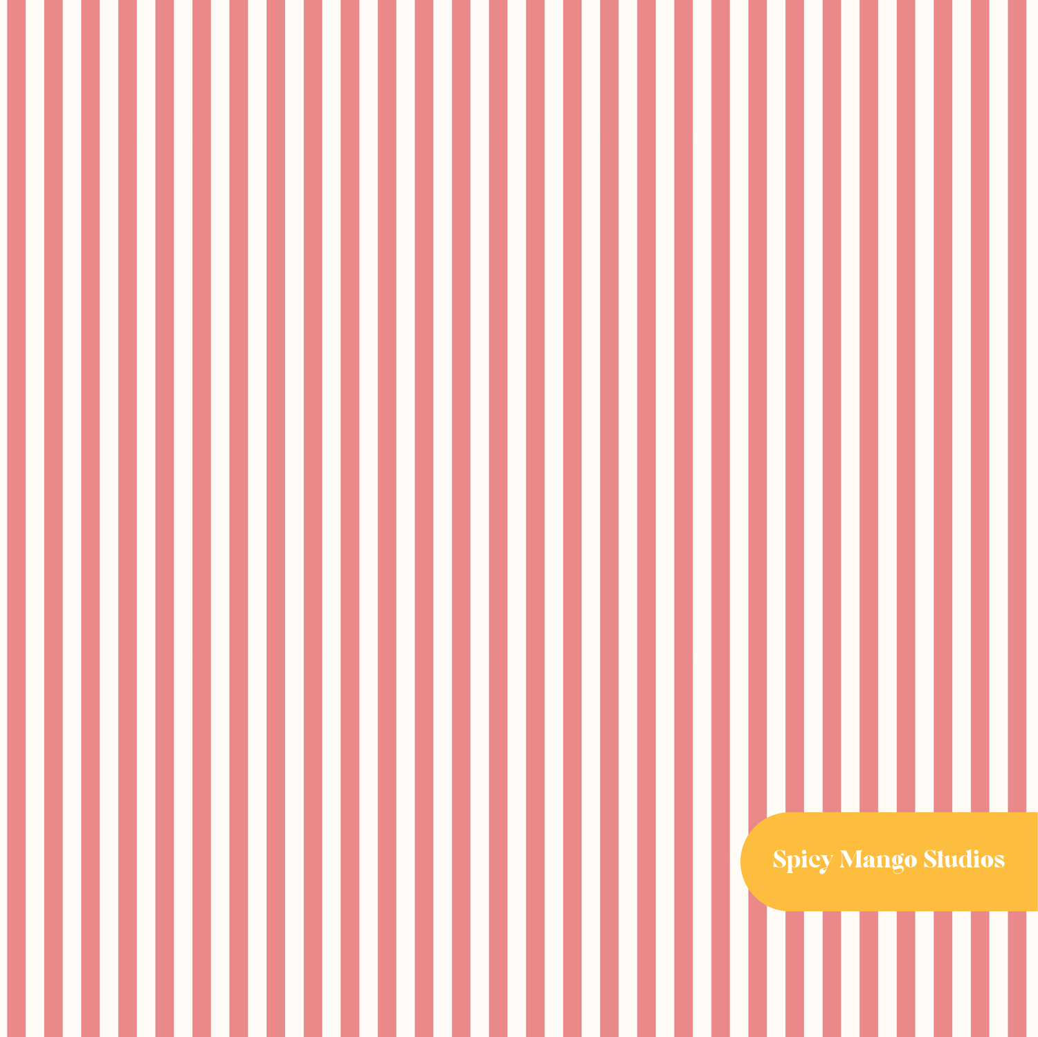 Carnival Red Fall Stripe Seamless Pattern