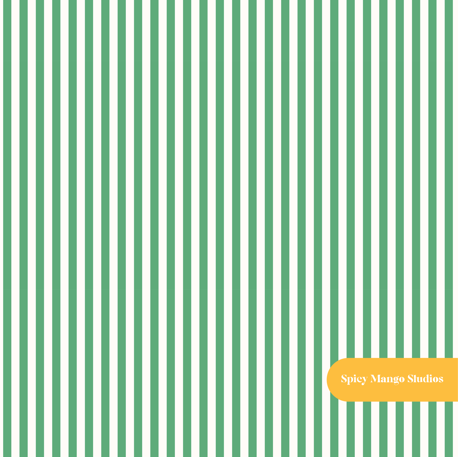 Kelly Green Fall Stripe Seamless Pattern