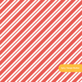 Snowy Red Jolly Candy Cane Stripe Seamless Pattern