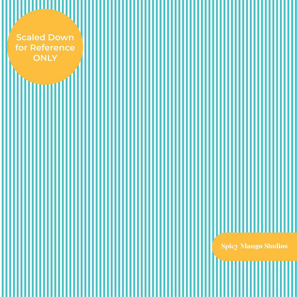 Dark Aqua Pinstripe Seamless Pattern – Digital Download