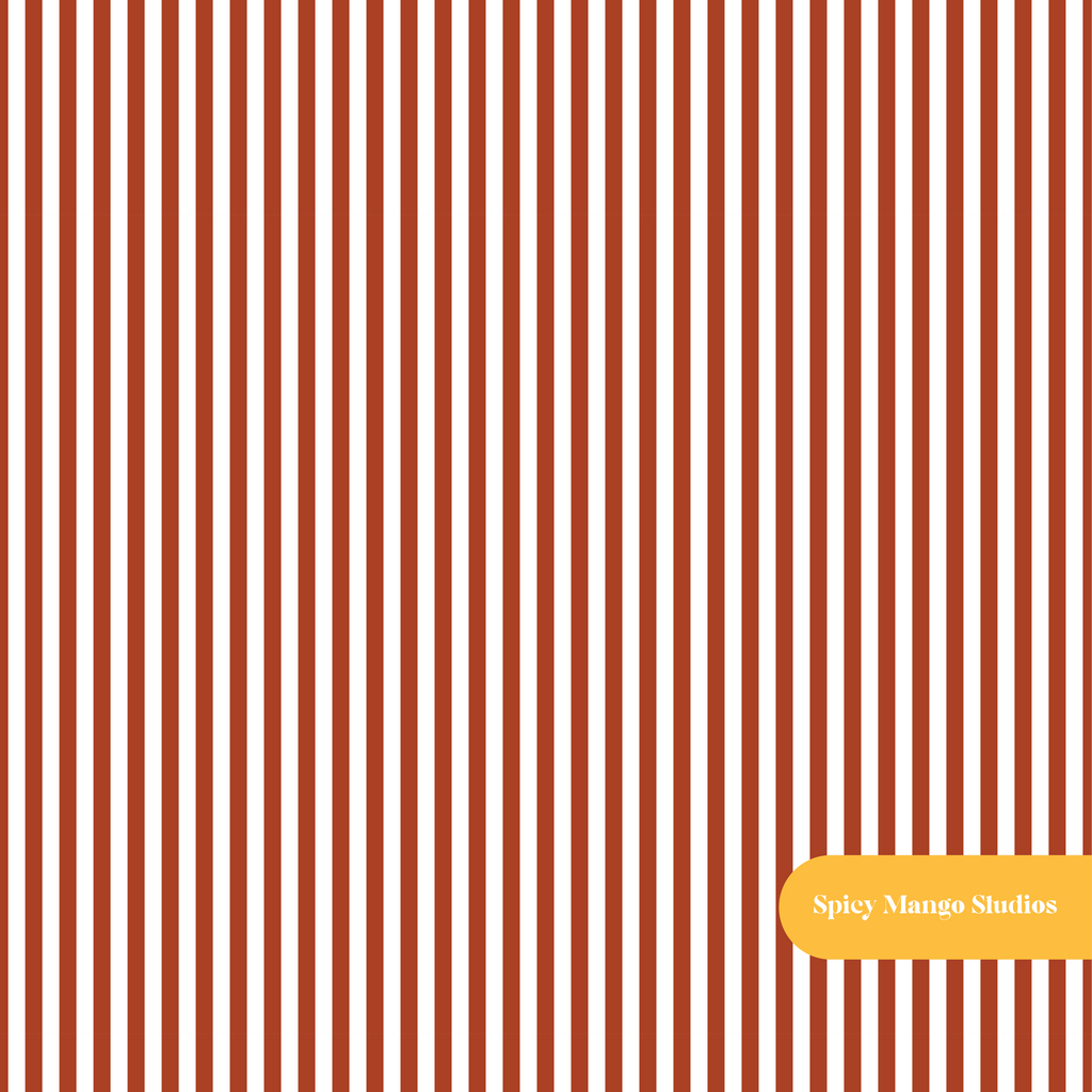 Dark Red Pinstripe Seamless Pattern – Digital Download